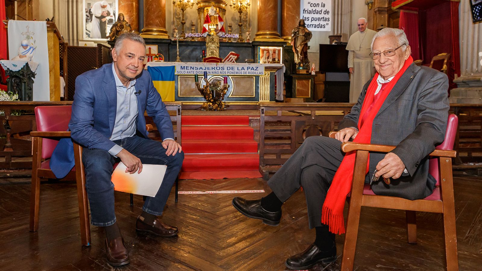 Jenaro Castro y el padre Ángel