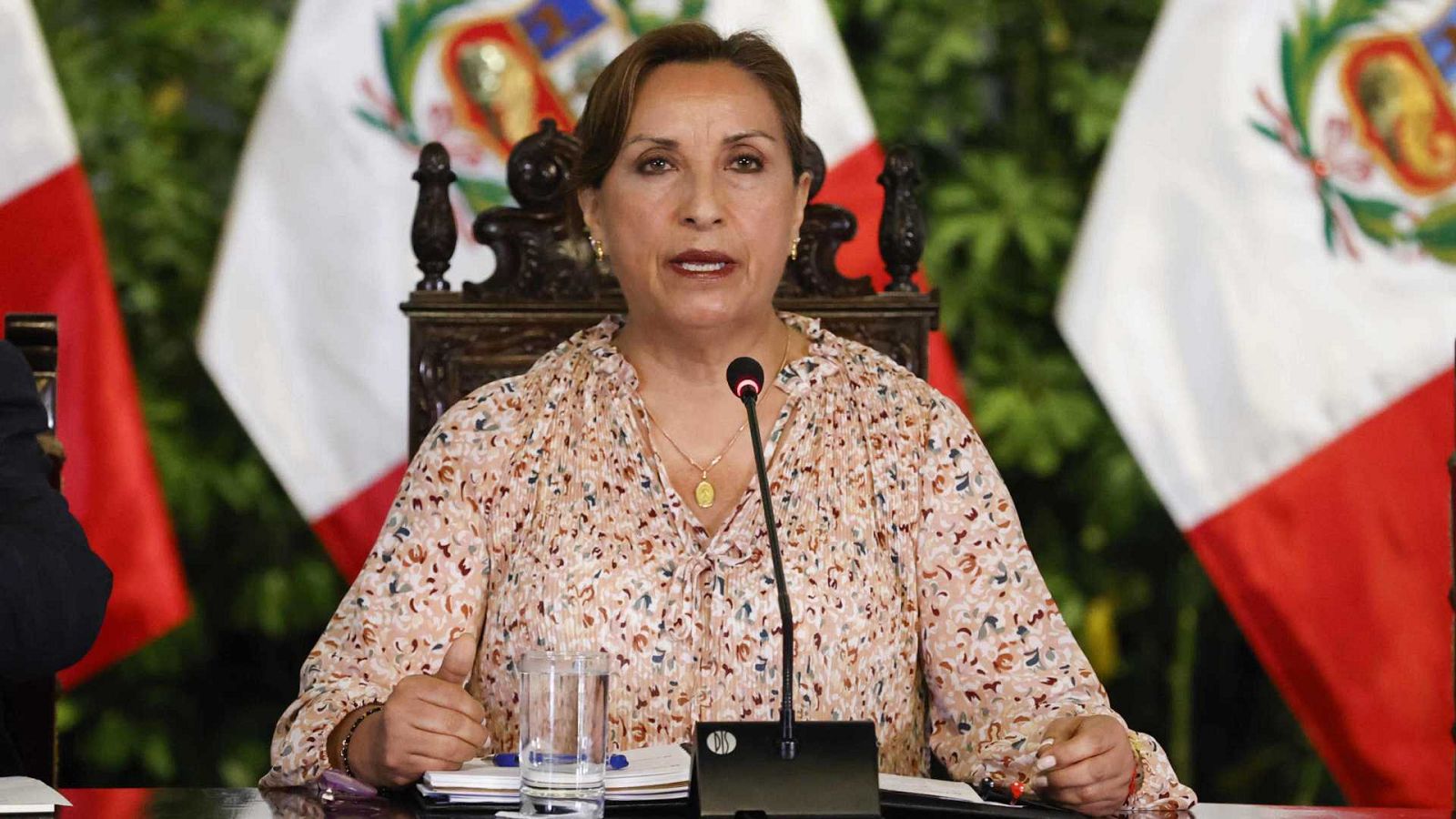 Imagen de la presidenta de Perú, Dina Boluarte.