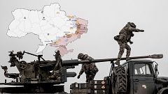 Los mapas de la 48ª semana de guerra en Ucrania