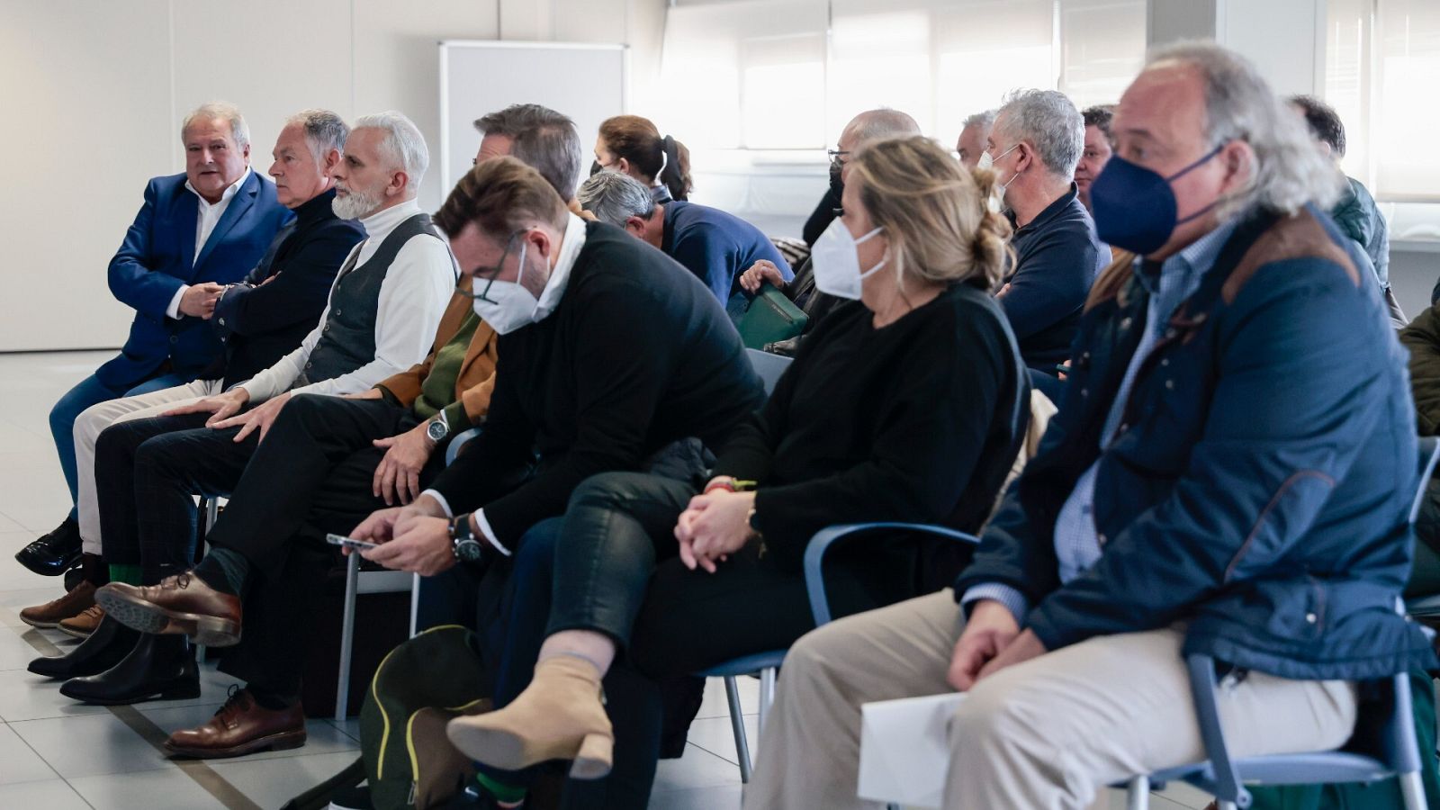 Algunos de los acusados en el caso Imelsa