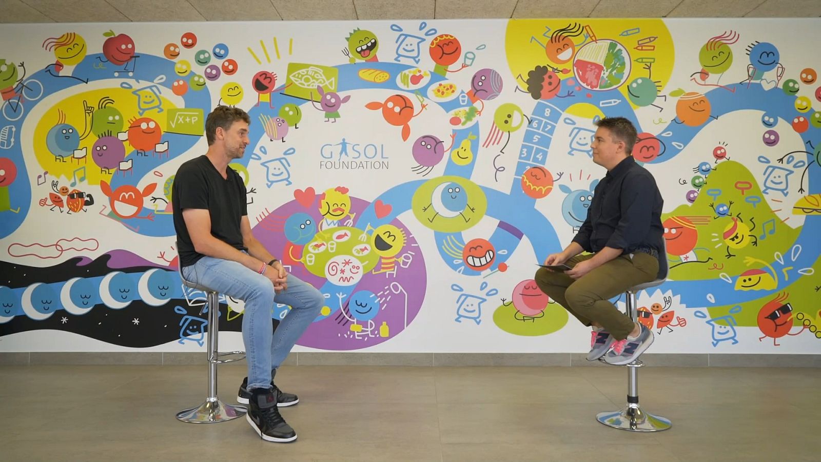 Pau Gasol i Albert Galceran a 'Històries del Liceu'