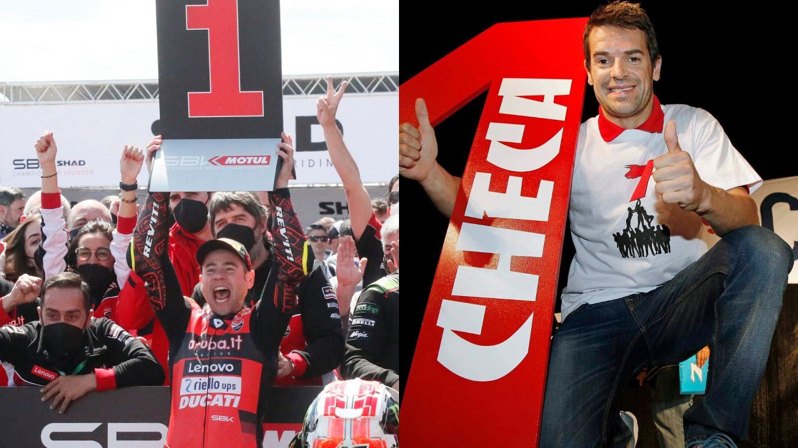 WorldSBK 2023: Álvaro Bautista y Carlos Checa