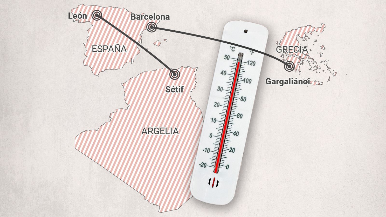 En León como Argelia y en Barcelona como en Grecia: el calor desplazó las ciudades españolas 335 kilómetros al sur en 2022