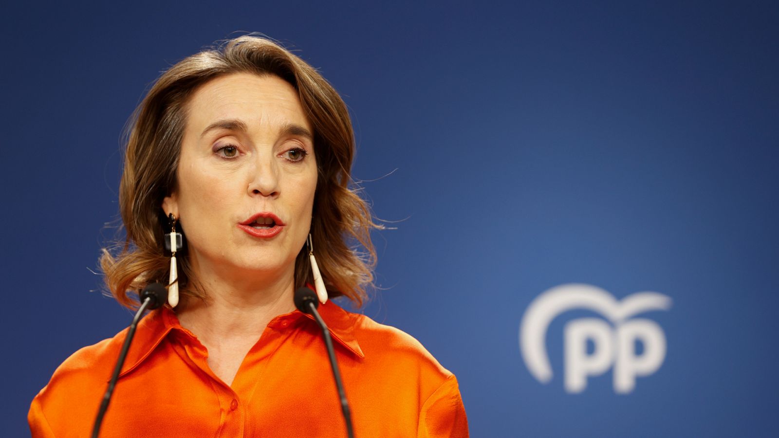 La secretaria general del PP y portavoz del Grupo Popular en el Congreso, Cuca Gamarra.