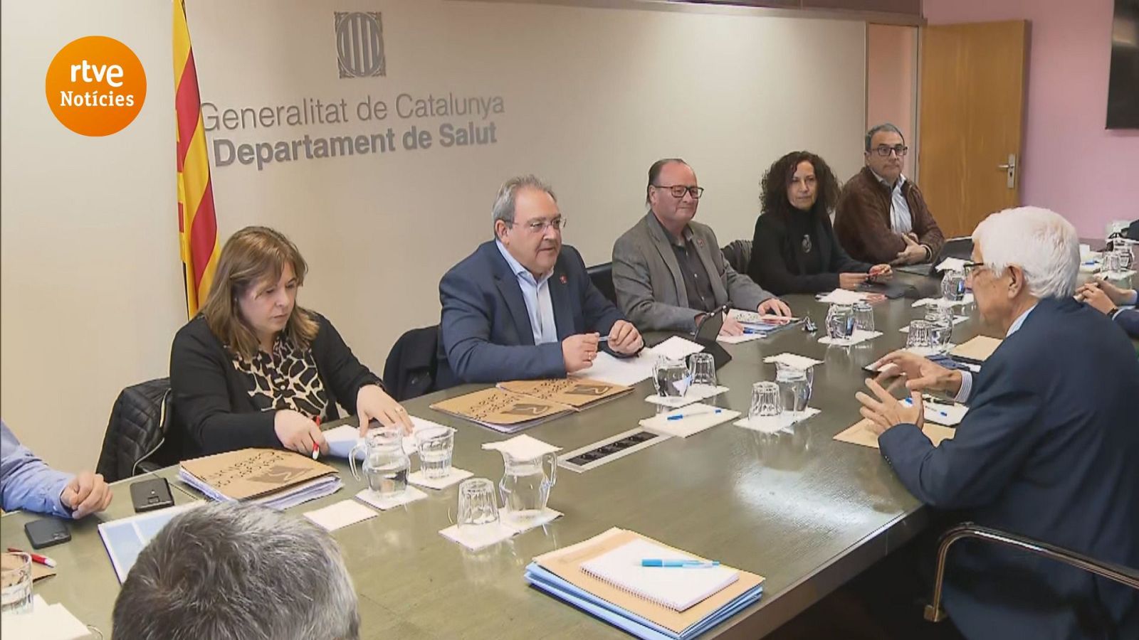 Els responsables del Sindicat de Metges es reuneixen amb la Generalitat