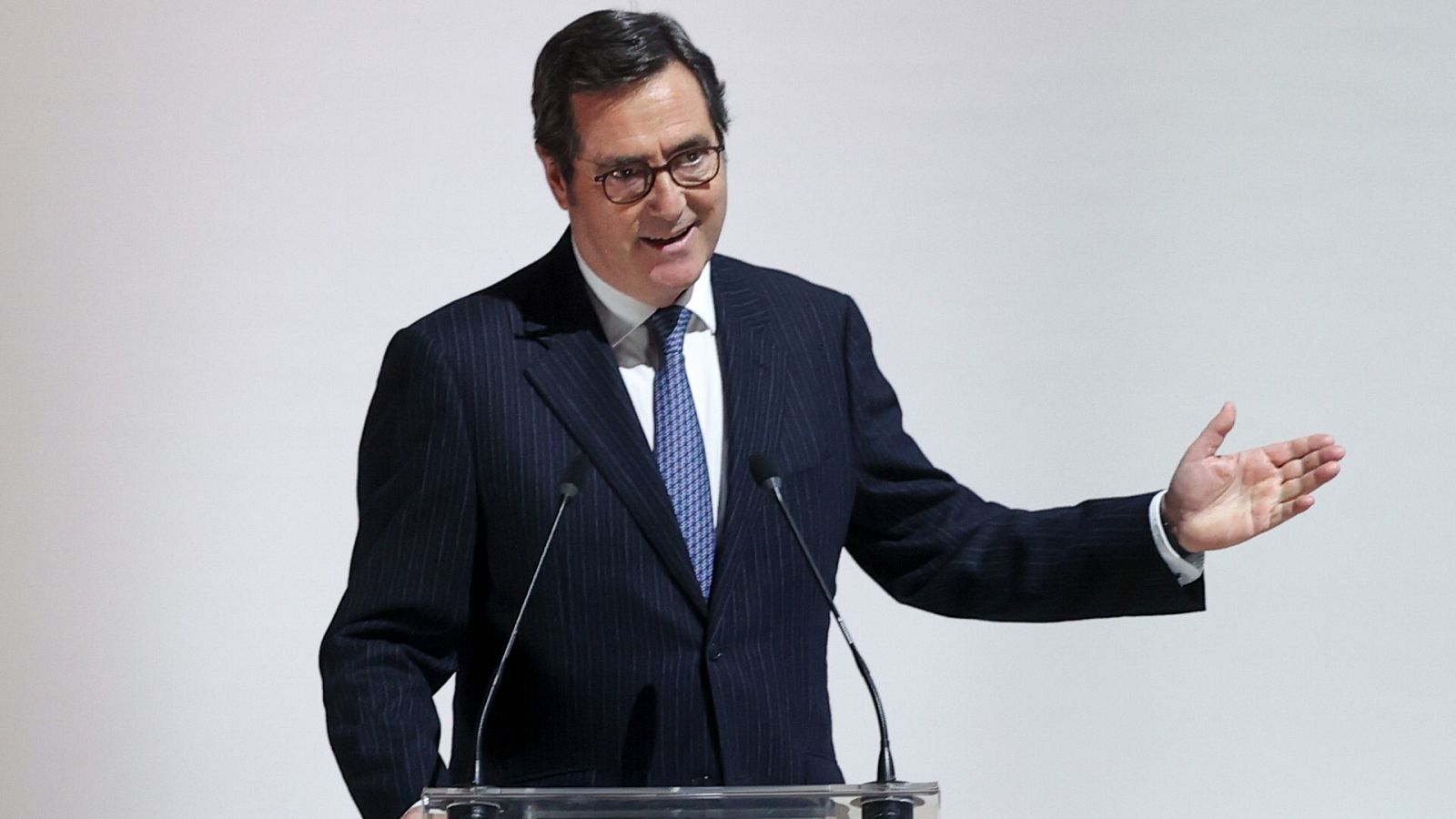 El presidente de la CEOE, Antonio Garamendi