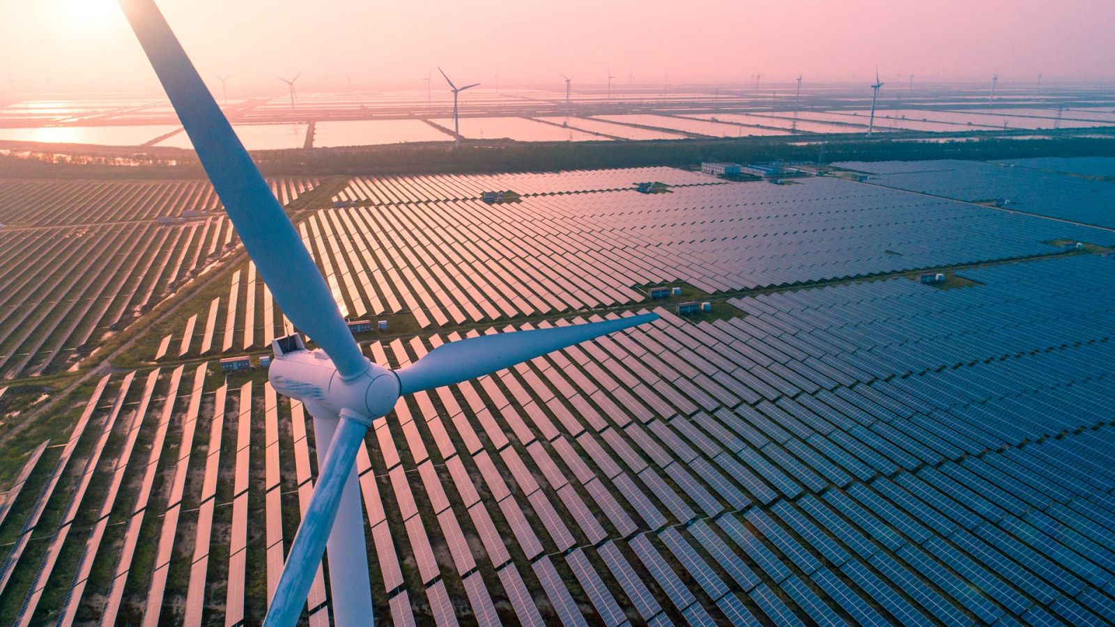 Aerogeneradores y paneles solares