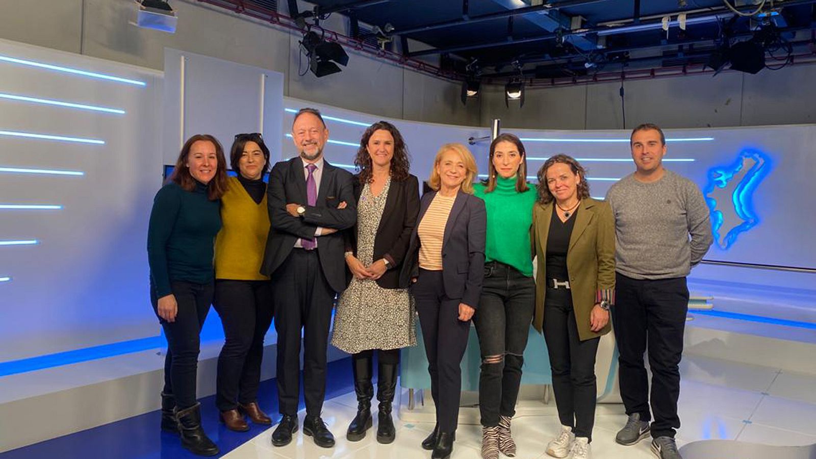 Elena Sánchez Caballero, con el equipo de la Comunidad Valenciana