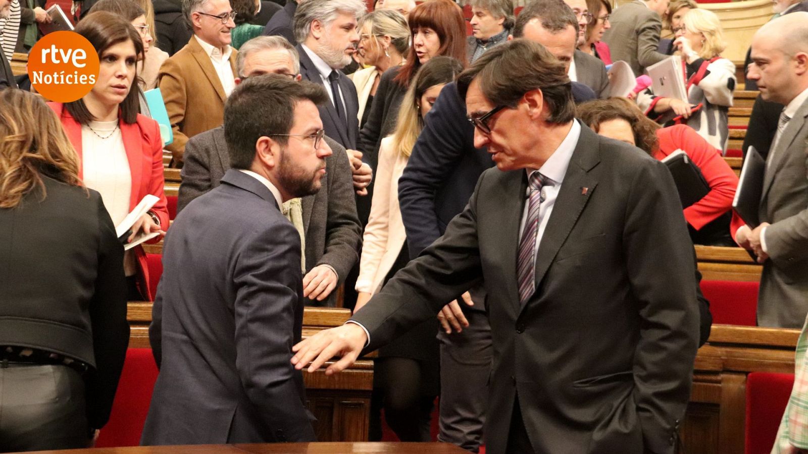 Pere Aragonès i Salvador Illa arriben a un acord pels pressupostos 2023