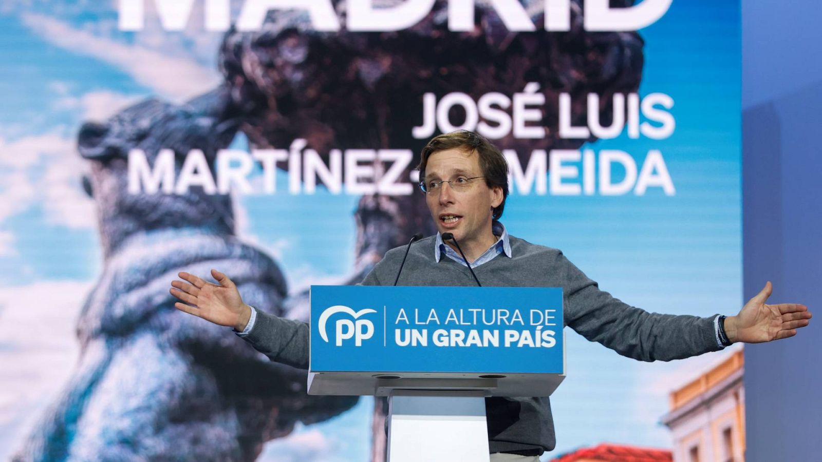 El alcalde de Madrid, José Luis Martínez-Almeida