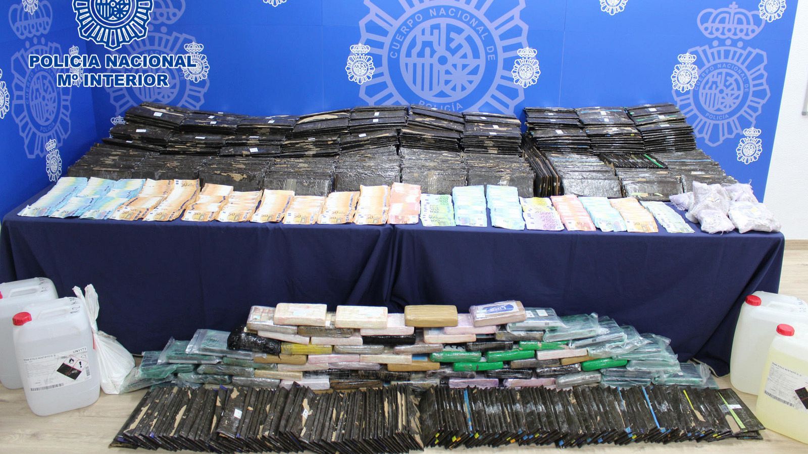 Intervención de más de 600 kilos de cocaína