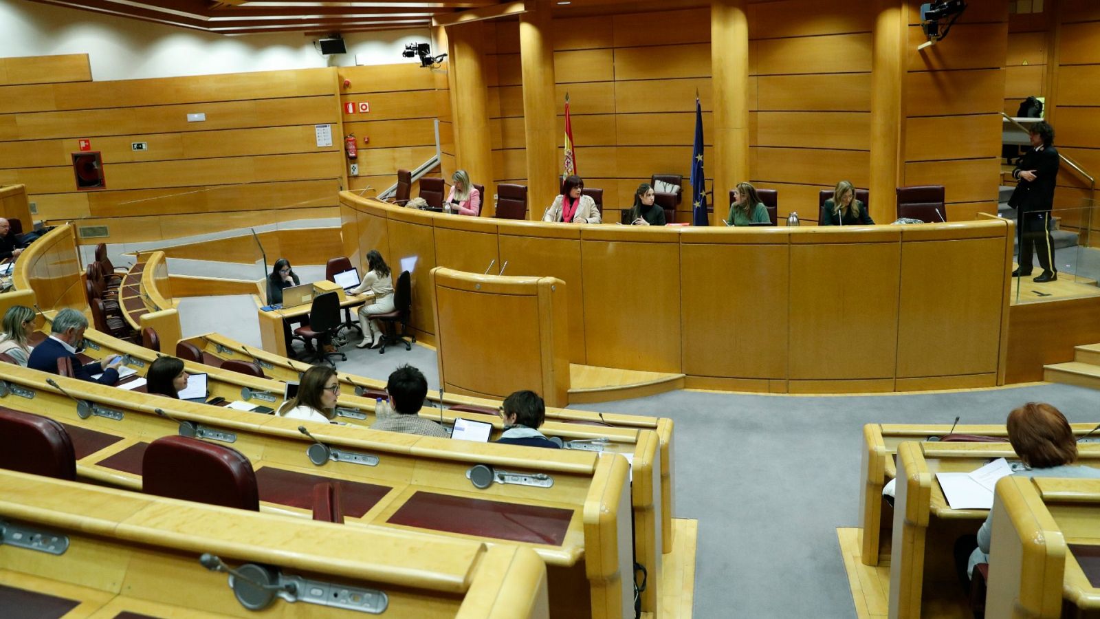 Reunión de la comisión de Igualdad del Senado en Madrid este miércoles