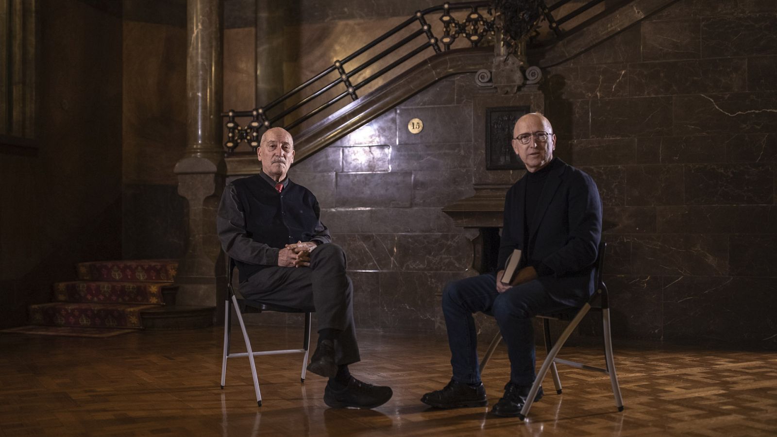 Óscar López con Andreu Martín