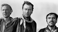 'Los tres padrinos' con John Wayne como nunca lo has visto: vaqueros malos convertidos en dulces niñeras