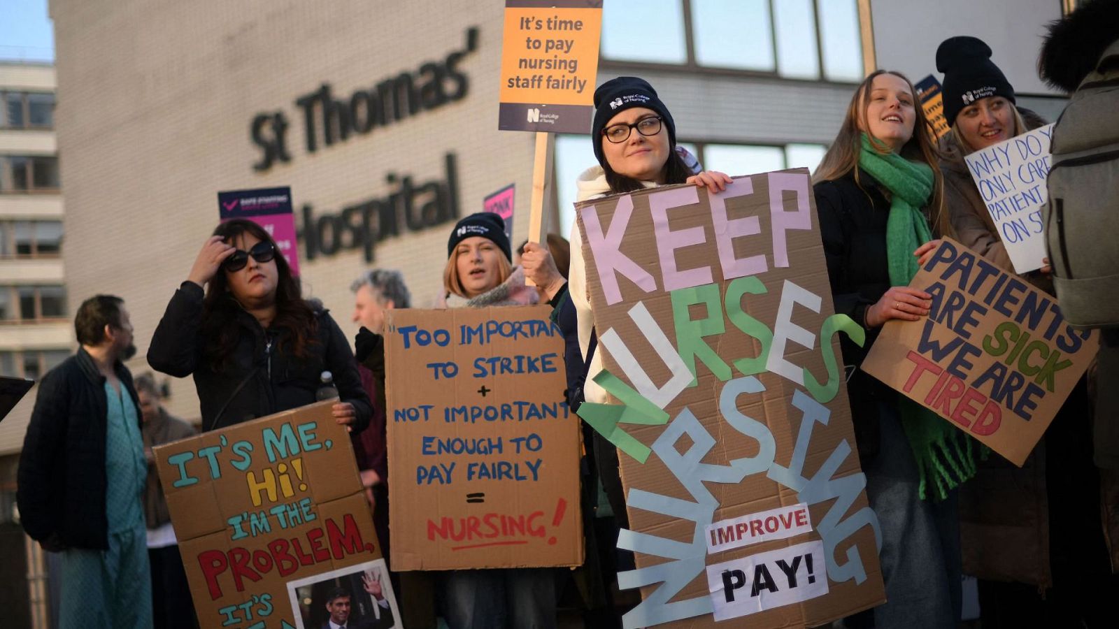 Huelga sanitaria en Reino Unido