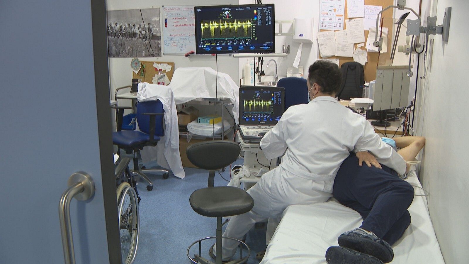 Pacient d'ictus a l'Hospital Vall d'Hebron