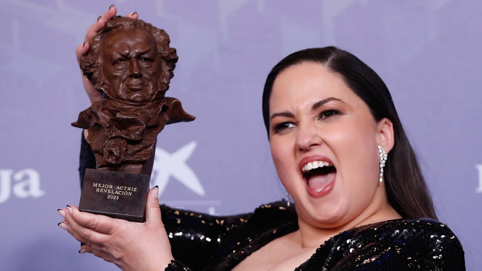 La actriz Laura Galán