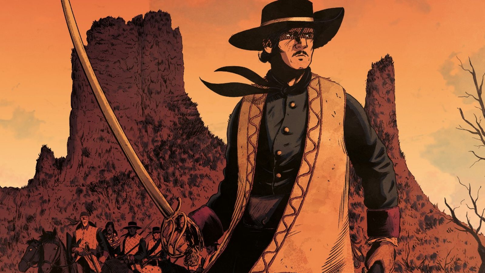 Detalle de la portada de 'Tucson. Dragones del desierto'