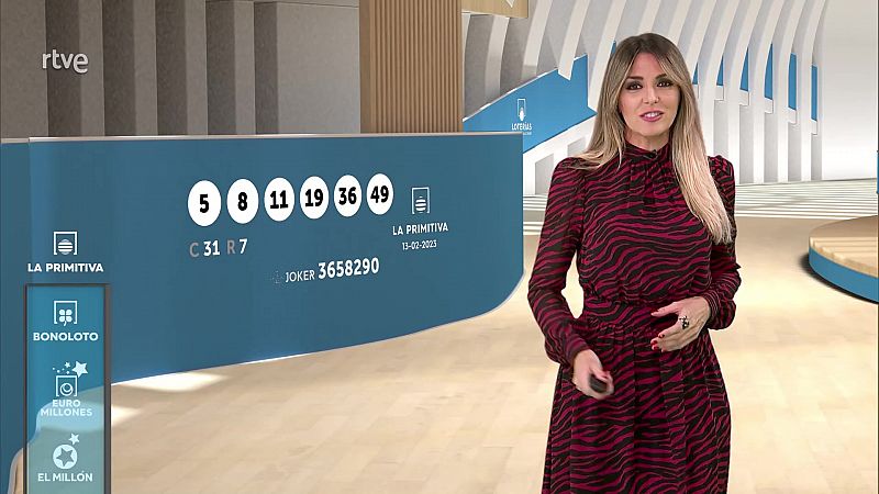 Sorteo de la BonoLoto y Primitiva del lunes 13 de febrero