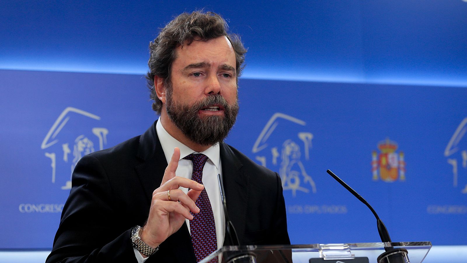 El portavoz de Vox en el Congreso, Iván Espinosa de los Monteros