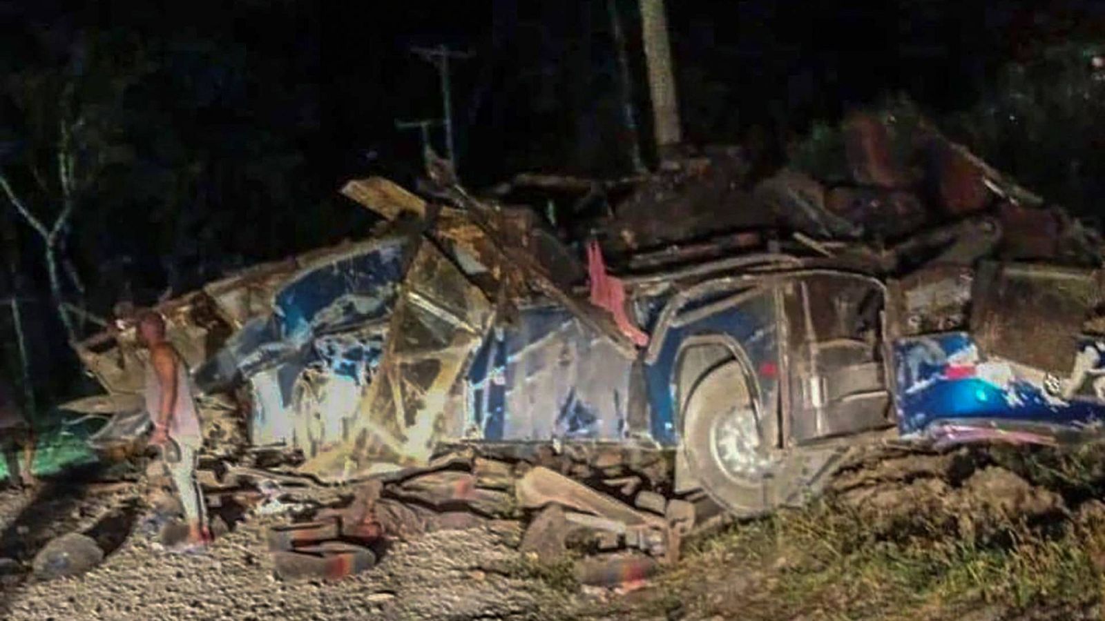 Accidente de un autobús en Panamá