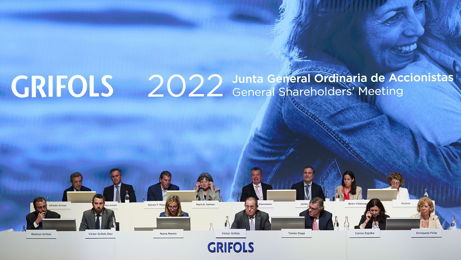 Aspecto de la junta general de accionistas de Grifols