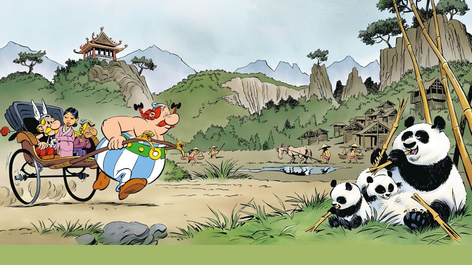 Ilustración de 'Astérix: El reino milenario'