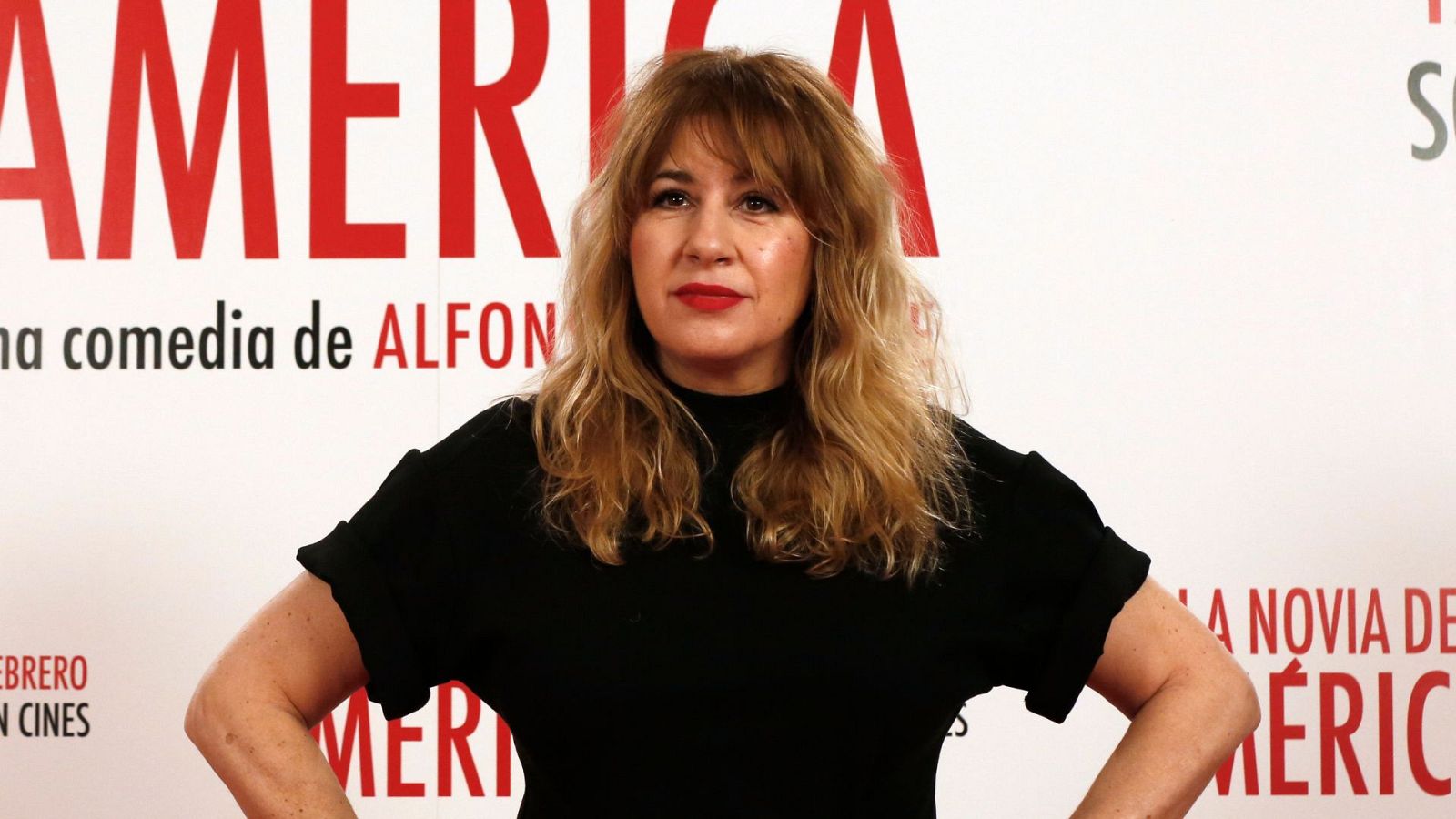 Pepa Charro en la presentación de 'La novia de América'