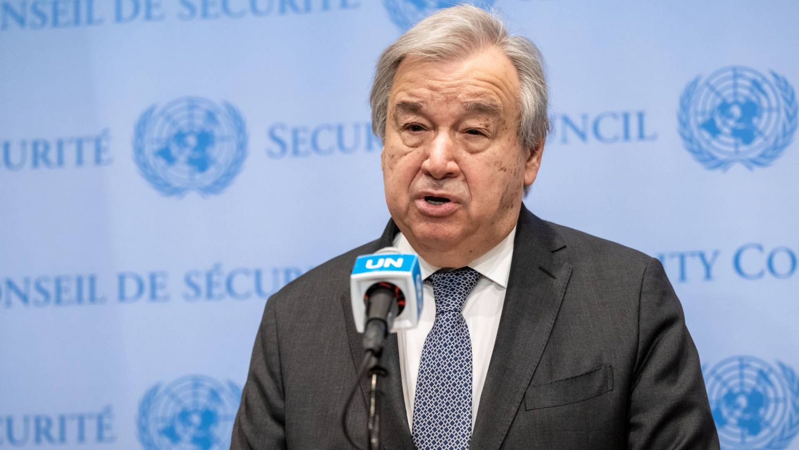 Una imagen del secretario general de la ONU, António Guterres