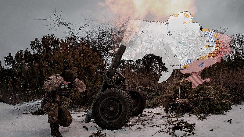 Los mapas de la 52ª semana de guerra en Ucrania