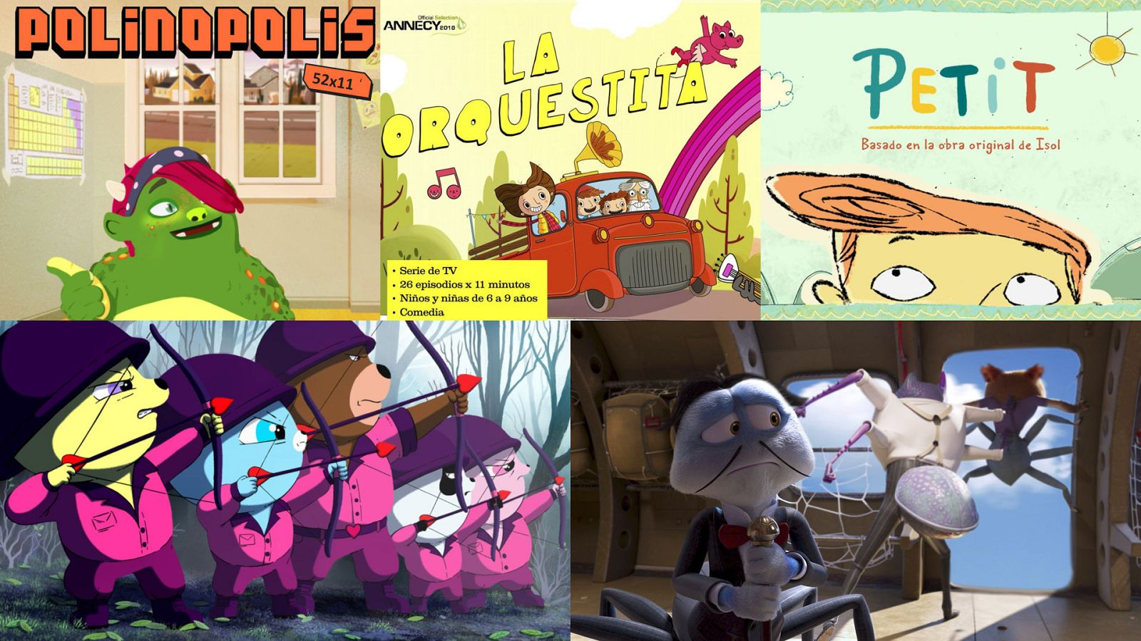 RTVE reúne cinco nominaciones a los Premios Quirino de la Animación