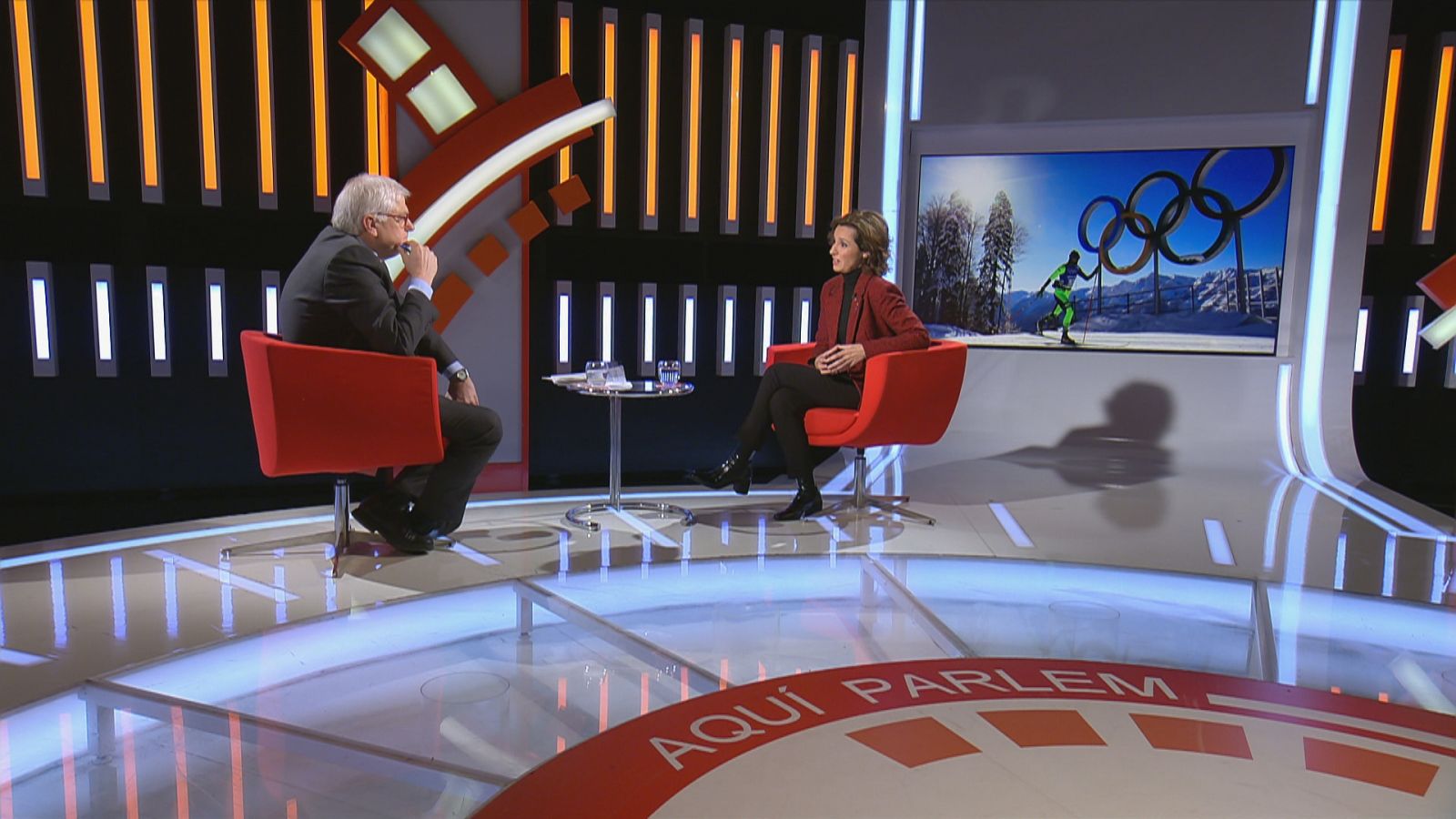 Lluís Falgàs entrevista Anna Caula a 'Aquí parlem'