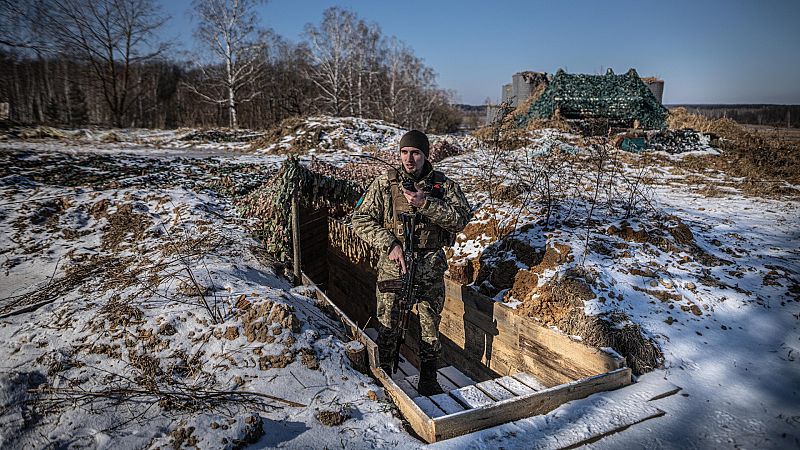 Los primeros testigos de la invasión rusa: así es la zona cero en la frontera norte de Ucrania