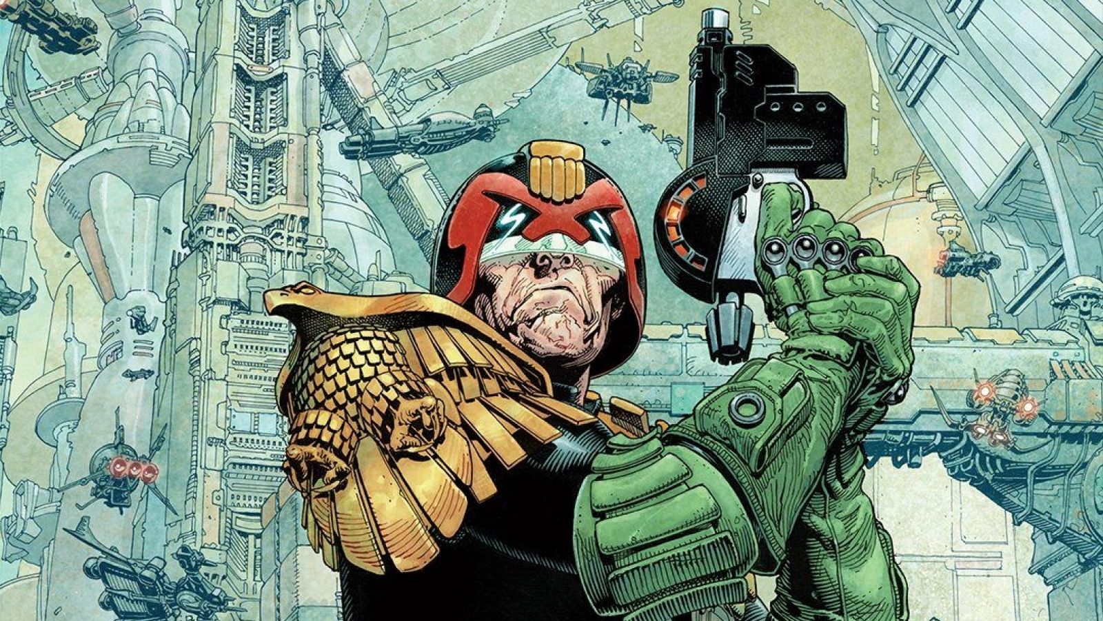 Ilustración del Juez Dredd