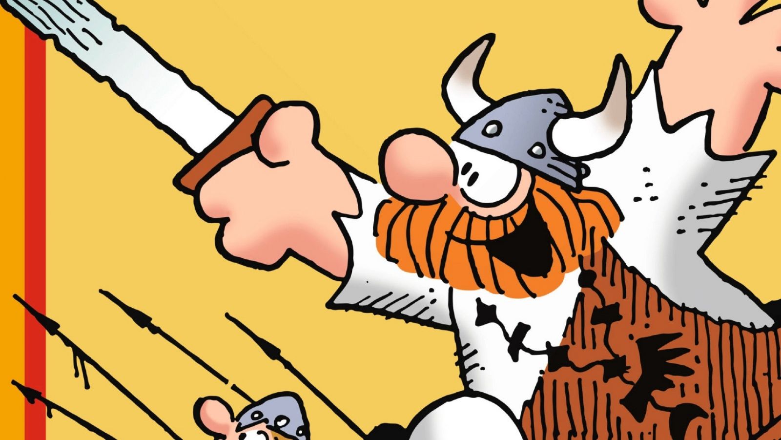 Detalle de la portada de 'Hagar el horrible 1973-1974'