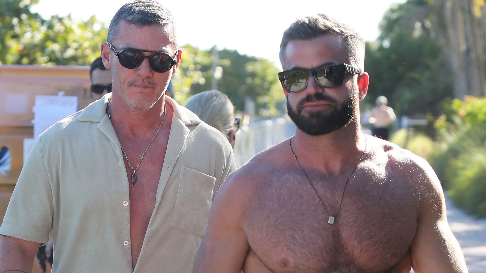 Luke Evans con Fran Tomás