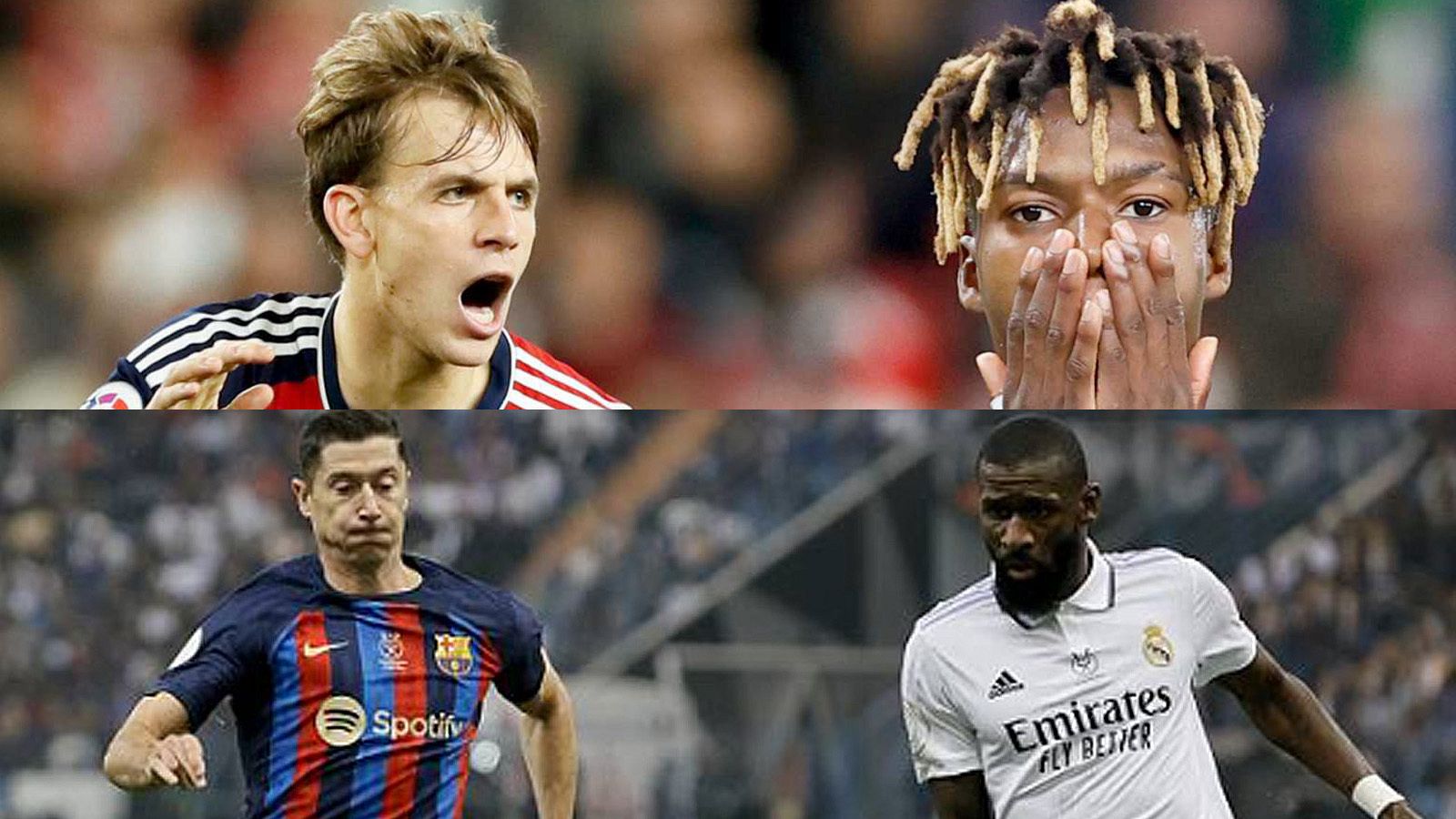 Osasuna-Athletic y Real Madrid-Barcelona, semifinales de la Copa del Rey