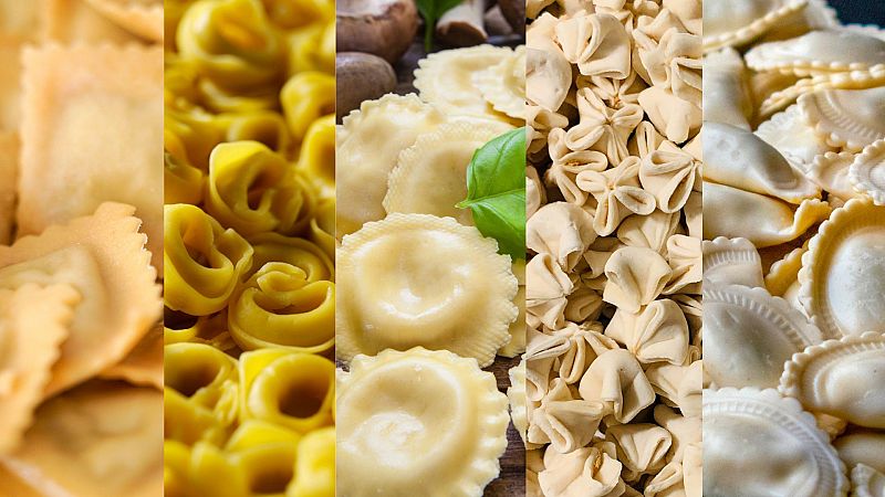 Raviolis, Tortellinis, Panzerotti... ¡Aprende a diferenciar los distintos tipos de pasta rellena! 