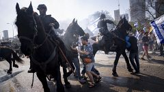 Enfrentamientos y detenciones en Israel durante las protestas contra la reforma del Poder Judicial del Gobierno