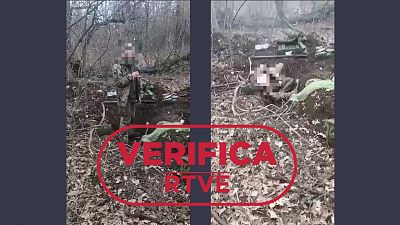 Qu� sabemos del v�deo de la ejecuci�n de un hombre con uniforme militar tras gritar 'Gloria a Ucrania'