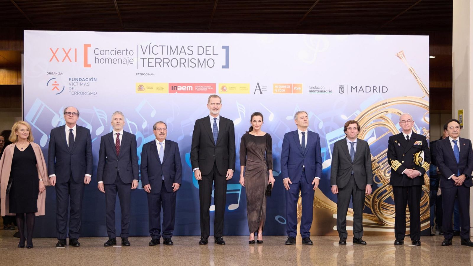 Autoridades asistentes al concierto