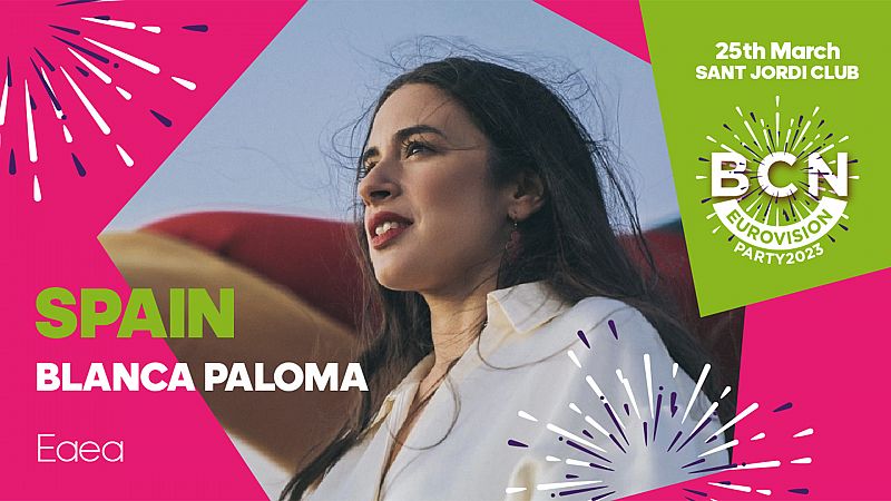Blanca Paloma será la anfitriona de la Barcelona Eurovision Party 2023