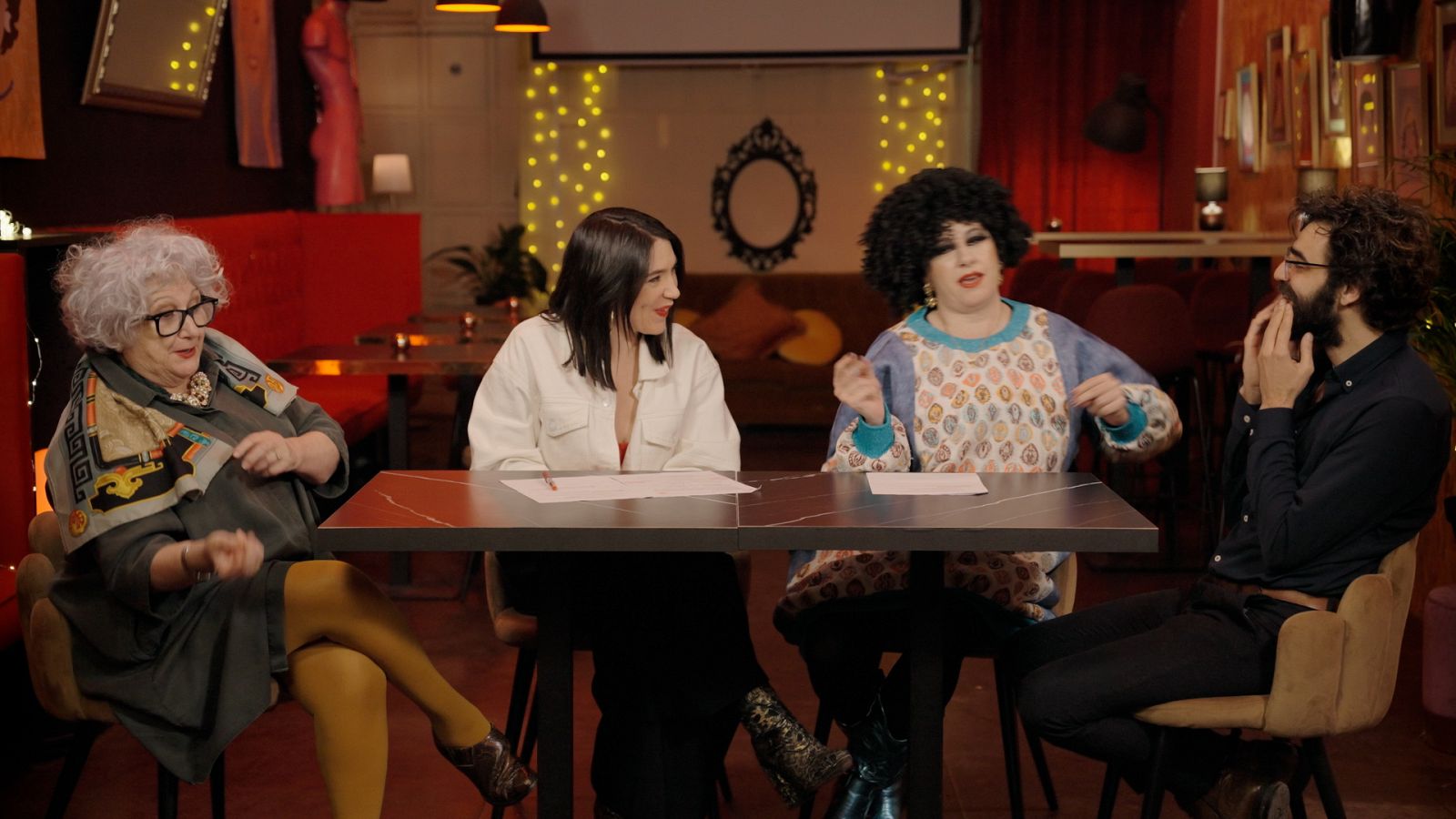 Podcast amb Montse Rusinés, Raquel Riba, La Terremoto i en David Verdaguer