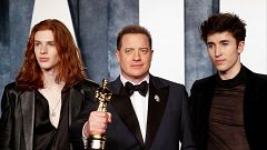 Brendan Fraser, Salma Hayek... los actores que fueron a los Oscar acompañados por sus hijos