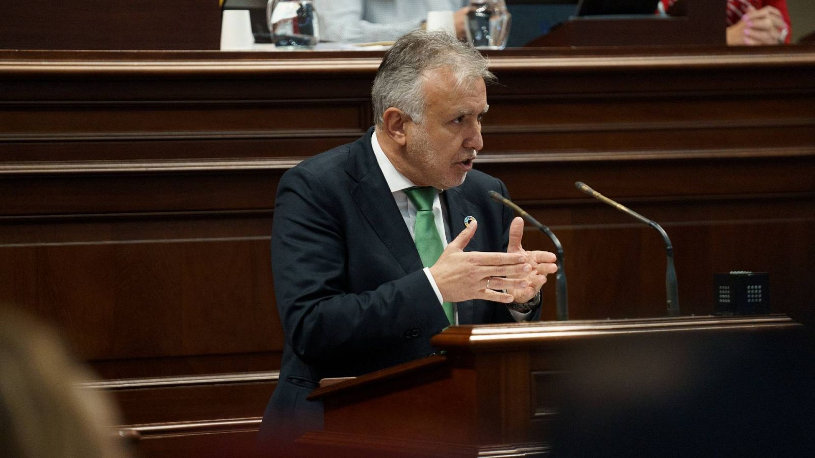 Pleno del Parlamento de Canarias monográfico sobre el "caso Mediador"