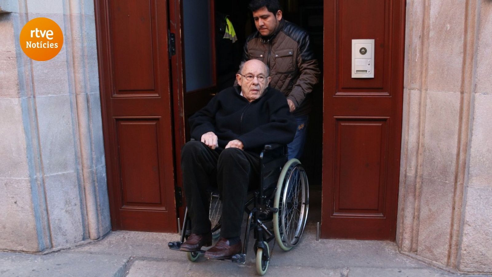 L'expresident del Palau de la Música, Fèlix Millet, sortint del TSJC