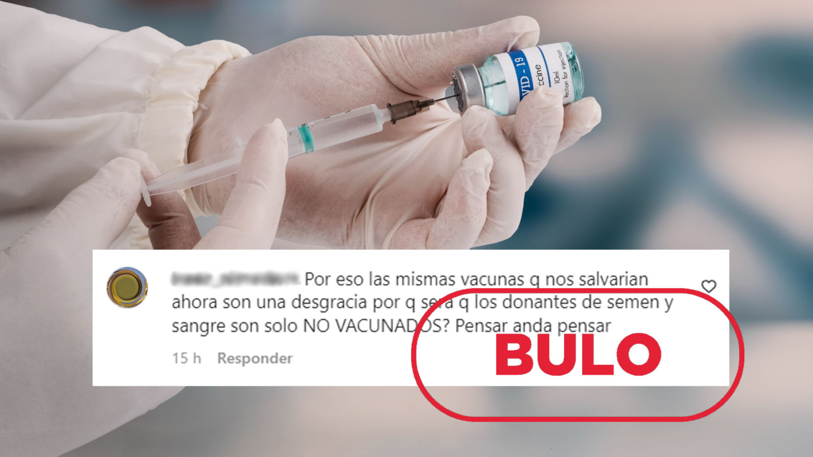 La vacuna contra la COVID-19 no impide la donación de sangre y de semen