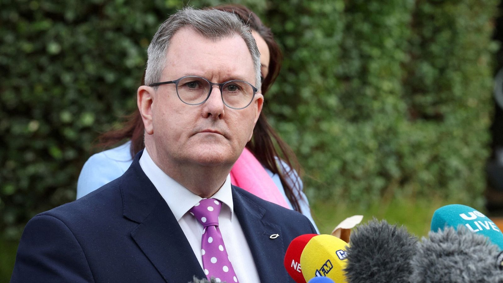 El líder del DUP, Jeffrey Donaldson, en una imagen de archivo