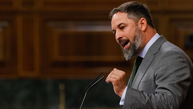 Abascal llama al PP a "votar juntos" en la moción de censura contra los "delirios" de Sánchez y su "legislatura suicida"