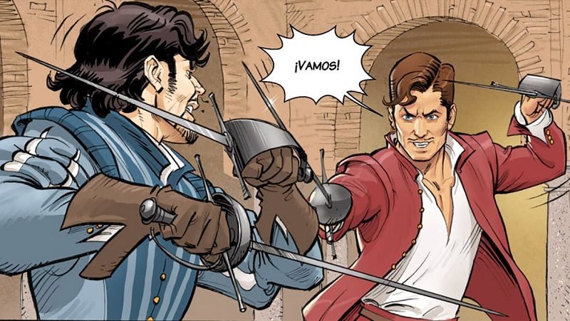 Don Juan Tenorio salta al cómic con los rasgos de Errol Flynn